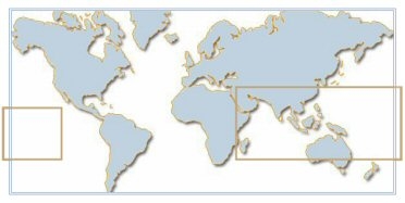 Distribution des populations sauvages de  Platax dans le monde 